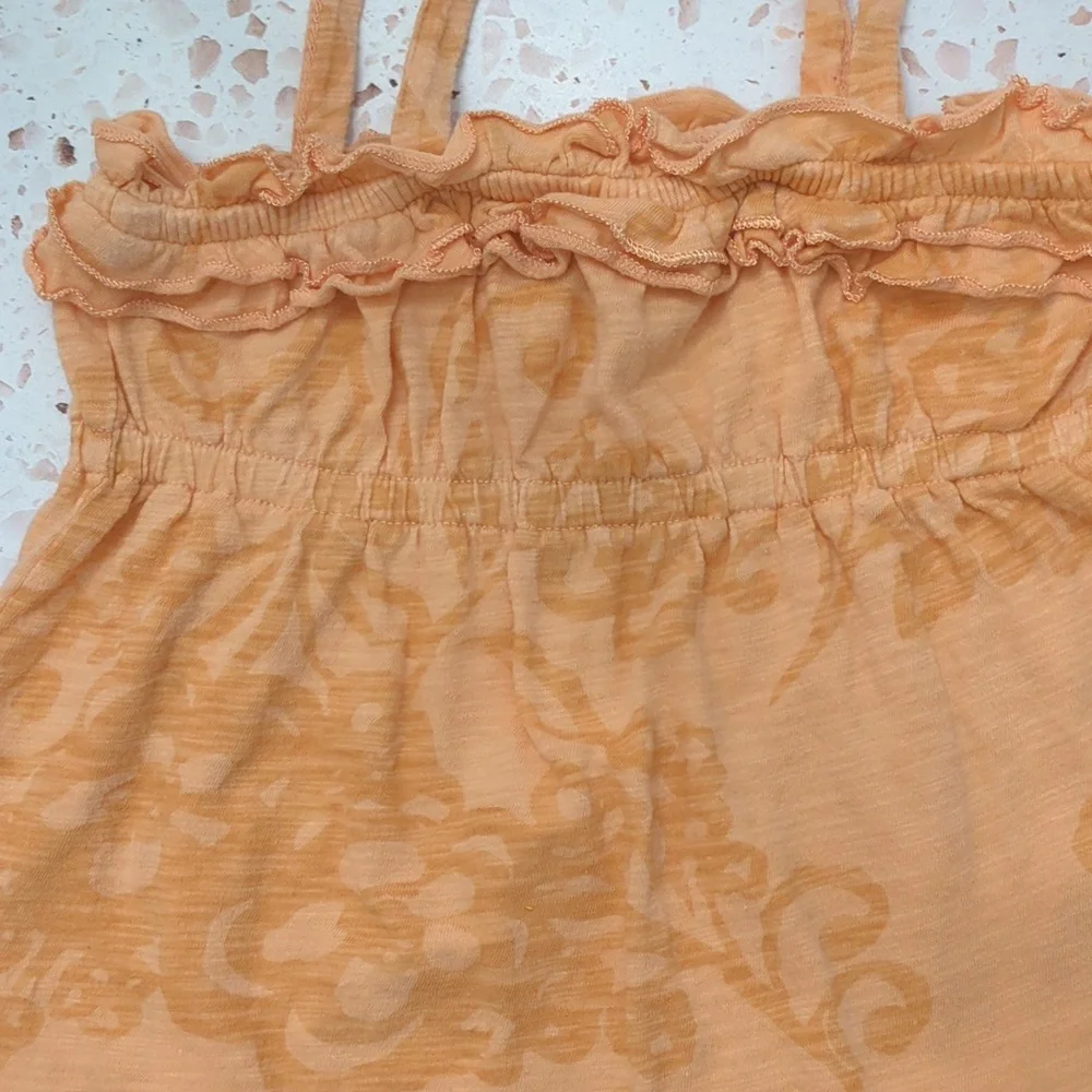 Old Navy | Peach Orange Camisole Tank Top 100% Cotton Tropical | XS